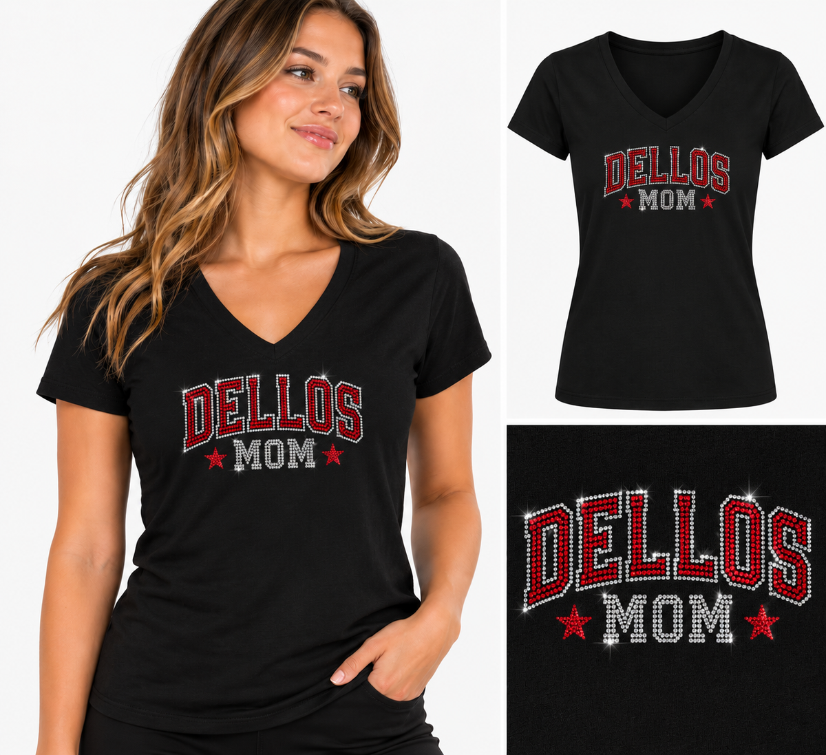 DELLOS Bling Mom Tee