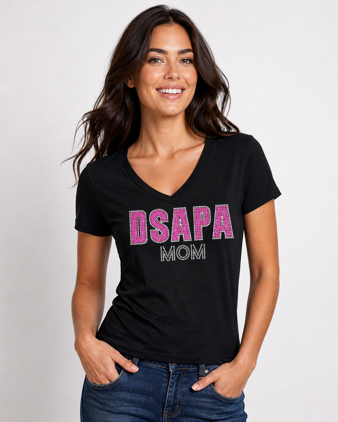 DSAPA Mom V-neck Tee