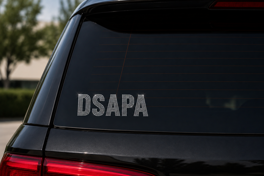 DSAPA Bling  Car Decal