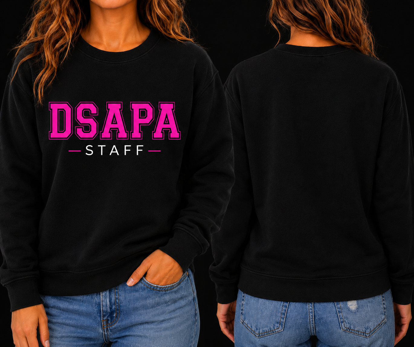 DSAPA Staff Block Letter Sweatshirt