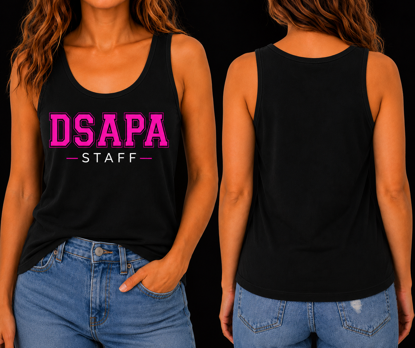 DSAPA Staff Block Letter Tank